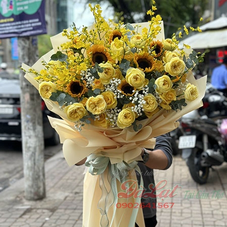 bo hoa huong duong 500